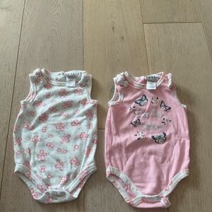 Nicole Miller Floral and Butterfly baby One Piece